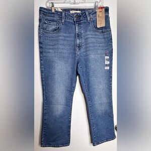 Levi's Womens Blue Jeans 725 kick boot. Size 32